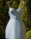 Chic A-Line Blue Sequin Homecoming Dresses 18Th Birthday Outfits