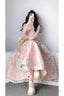 Chic A-Line Spaghetti Straps Pink Satin Ankle Length Prom Dress Birthday Outfits