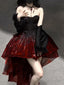 Chic Ball Gowns Sweetheart Burgundy Organza Prom Dresses Birthday Dress Birthday Outfits