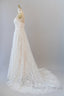 Chic Long A Line Sweetheart Spaghetti Strap Appliques Tulle Wedding Dresses