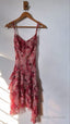 Chiffon Sleeveless Prom Dress Short Prom Dress