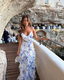 Classic Floral Prom Dress Long Prom Gowns 22Th Birthday Outfit