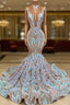 Classic Mermaid Lace Floor Length Prom Dress On Sale