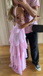 Classic Pink Prom Dress Long Prom Gowns 22Th Birthday Outfit