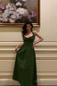Classy A Line Halter Dark Green Prom Dresses Birthday Outfits Evening Gown
