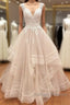 Custom Made Tulle Lace Long Prom Gown Lace Evning Dresses