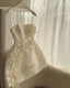 Cute A-Line Straps Satin Ivory Homecoming Dresses Prom Dresses