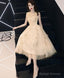 Cute Round Neck Tulle Short Prom Dresses