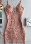 Homecoming Dresses, Short Lace Dress, Short Prom Dress