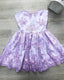 Elegant Lace Purple Short Homecoming Dress