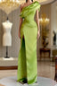 Elegant One Shoulder Long Prom Prom Dress With Split