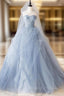 Elegant Sweetheart Prom Dress A-Line Tulle Floor Length Quinceanera Dresses