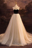 Elegant Tulle Long A Line Prom Dresseses