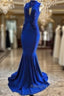 Prom Maxi Dresses Sleeveless Mermaid Prom Dresses