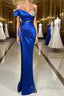 Fabulous Long Sweetheart Split Mermaid Prom Dress With Beading