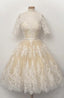 Fabulous Scalloped-Edge Homecoming Dresses With Lace Pearls