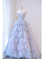 Fairy Ball Gown Sweethart Long Light Sky Blue Prom Dresses 22Th Birthday Outfit