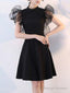 Fashion Little Black Homecoming Dresses With Multi Straps