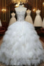 Fashion Wedding Dress Sexy High Quality Feather Princess Wedding Gown