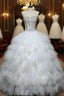 Fashion Wedding Dress Sexy High Quality Feather Princess Wedding Gowns