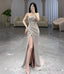 Mermaid sequins long Prom Dress