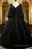 Glam Tulle With Lace Applique Ball Gown Sweet 16 Dresses Beaded Prom Dress