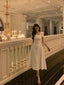 Gorgeous A-Line Short Sleeves White Date Night Dresses Prom Dress Birthday Outfits