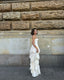 Gorgeous A-Line Strapless Satin Prom Dress Long Prom Dresses