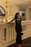 Gorgeous Mermaid Black Lace Date Night Dresses Prom Dress Long Birthday Outfits