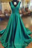 Green Color Prom Dress, Ball Gown, Evening Dress,Birthday Party Gown Long, Back To Schoold Party Gown