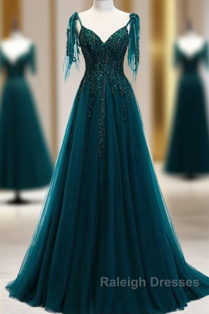 Green Formal Dress Prom Dresses Handmade Womens Prom Wedding Party Dre