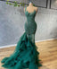 Green Long Prom Dress Sexy Evening Gown