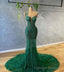 Green mermaid prom dresses Prom Gown