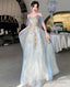 Green Tulle Lace Prom Dresses Long Prom Gowns Green Tulle Lace Prom Dresses