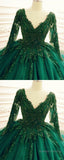 Green Wedding Dress Ball Gowns Prom Dresses