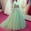 High Neck Long Sleeves Muslim Arabic Wedding Dress Vintage