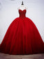 High Quality Gorgeous Beaded Sweetheart Ball Gown Wedding Dress Prom Dress