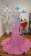 Prom Dresses,mermaid Sequins Prom Dress,wedding Reception Gowns, Shimmery Dresses , Bridal Dresses