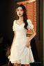 Ivory Chiffon Short Prom Dresses Graduation Dresses Short Prom Dresseses