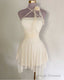 Ivory Homecoming Dresses Short Prom Dress