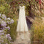 Ivory Lace Sweetheart Boho Wedding Dress With Detachable Straps
