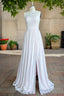 Lace/Chiffon One Shoulder Floor Length Bridesmaid Dresses