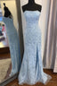 Lace Prom Dresses Long With Slit Prom Dresseses Dance Dress