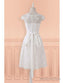 Lace Short Belt Cap Sleeve Wedding Reception Dresses For Mature Brides