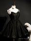 Little Black Hoco Dresses Short Homecoming Dress