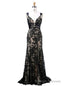 Long Prom Gown New Arrival With V Neck Backless Appliques Beading