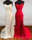 Long Mermaid Pleated Dresses With Slit