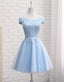 Lovely Off Shoulder Short Prom Dresses Cute Homecoming Dresses
