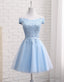 Lovely Off Shoulder Short Prom Dress, Cute Homecoming Dress