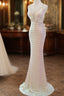 Lovely Sequins Mermaid V-Neckline Straps Prom Dresses Sequins Long Prom Dresses